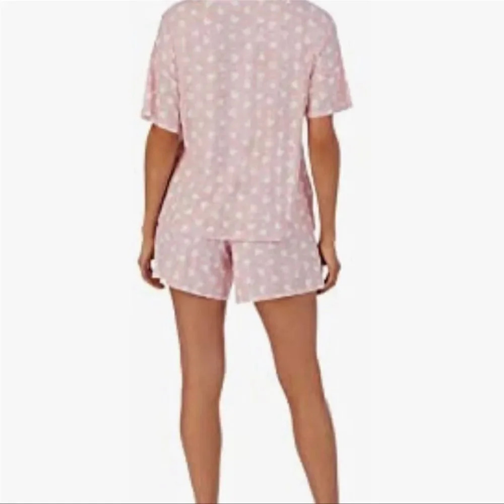 Disney Women's 2 Piece Short Sleeve Shirt & Short Pajama Set - Picture 3 of 4